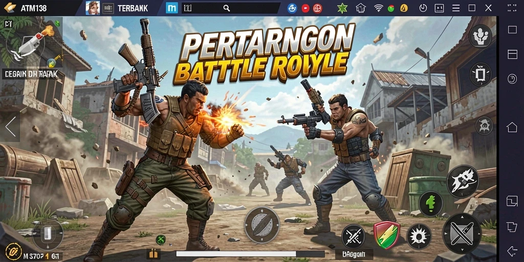 Gameplay Battle Royale penuh aksi di ATM138.