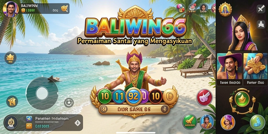 Tampilan gameplay BALIWIN66 yang menarik dan santai.