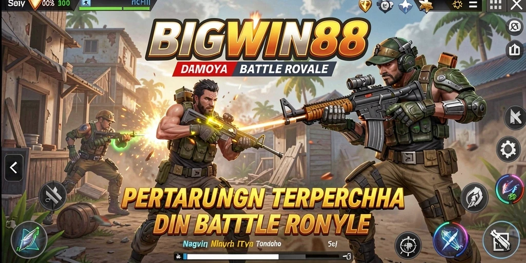 Tampilan gameplay epik di BIGWIN88 yang mendebarkan di arena pertarungan.
