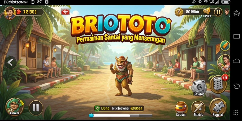 Tampilan menarik dari gameplay BRIOTOTO yang seru dan menyenangkan.