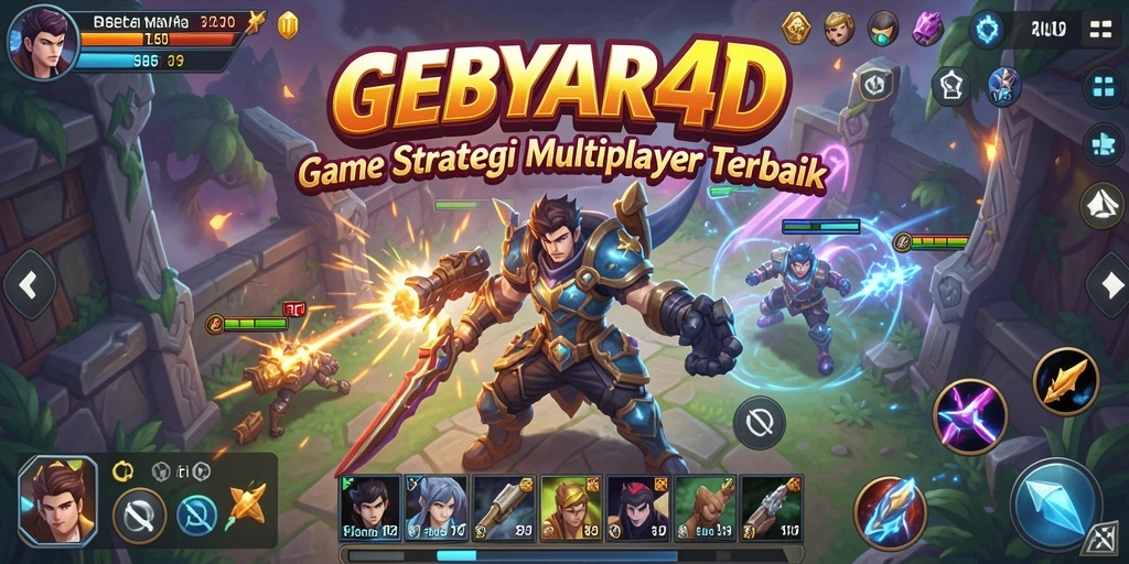 Tampilan gameplay GEBYAR4D yang seru dan strategis.