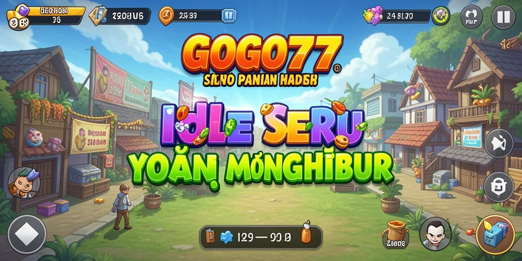 Screenshot GOGO77 menunjukkan gameplay Idle yang menarik dan menyenangkan.