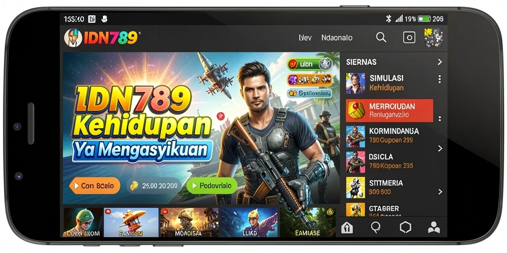 Screenshot menampilkan gameplay seru IDN789 dengan detail grafis yang menawan.