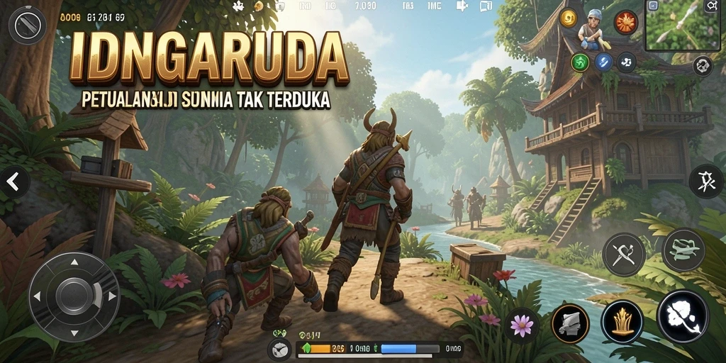 Tampilan menarik dari gameplay <strong>IDNGARUDA</strong> saat menjelajahi dunia petualangan.