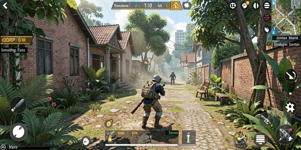 Tampilan gameplay <strong>IDRRP</strong> yang menarik dan penuh warna.