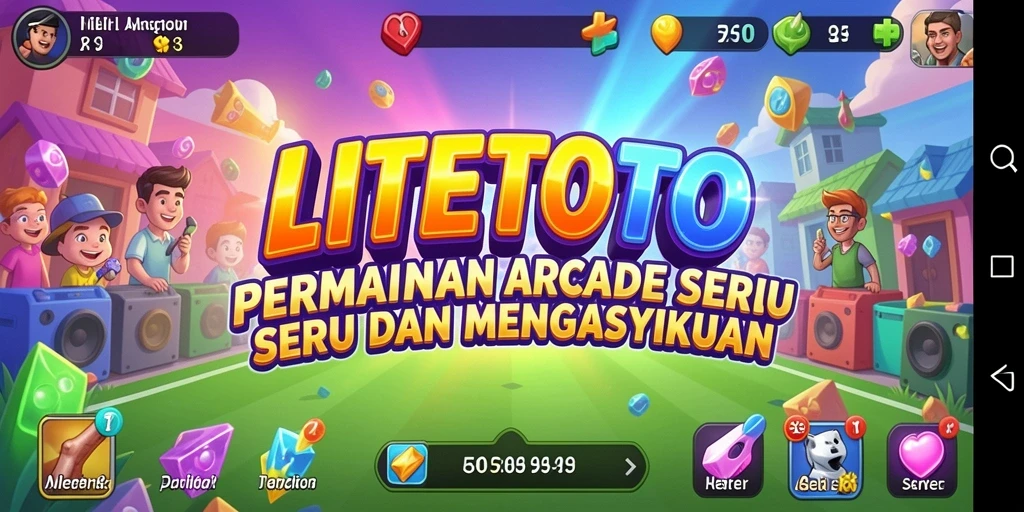 Screenshot gameplay LITETOTO menampilkan aksi cepat dan seru.