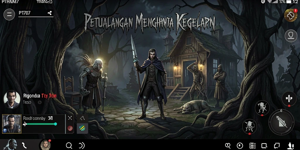 Screenshot PT707 menampilkan suasana mencekam dan gameplay menegangkan.