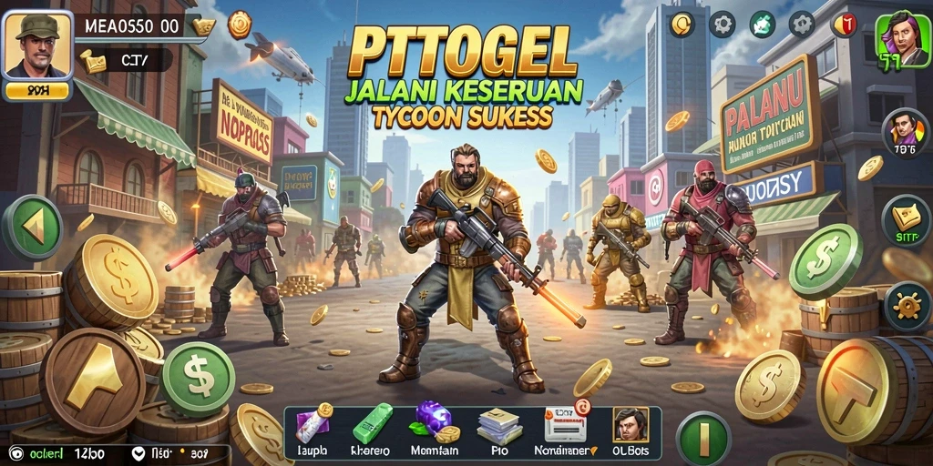 Tampilan gameplay PTTOGEL yang dinamis dan menarik.