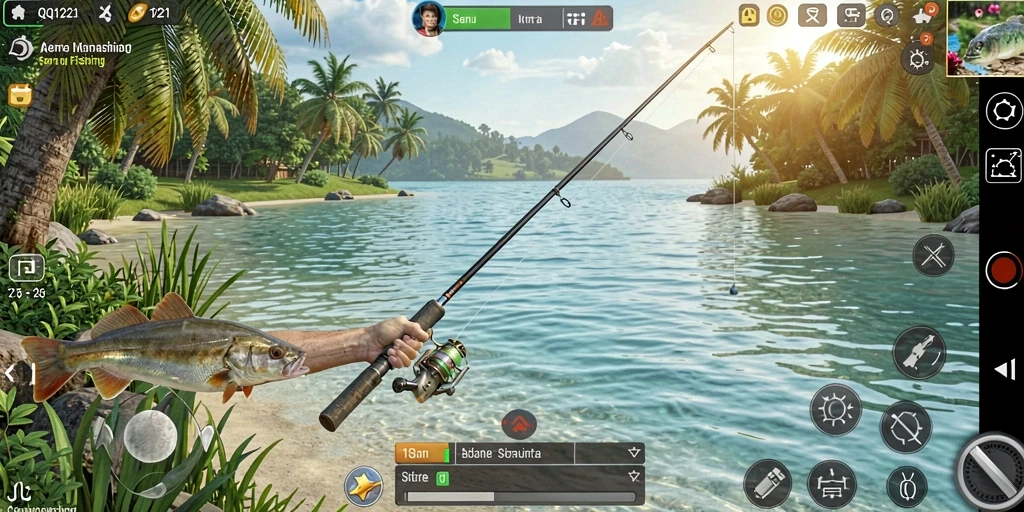 Tangkapan luar biasa dalam gameplay Fishing QQ1221.