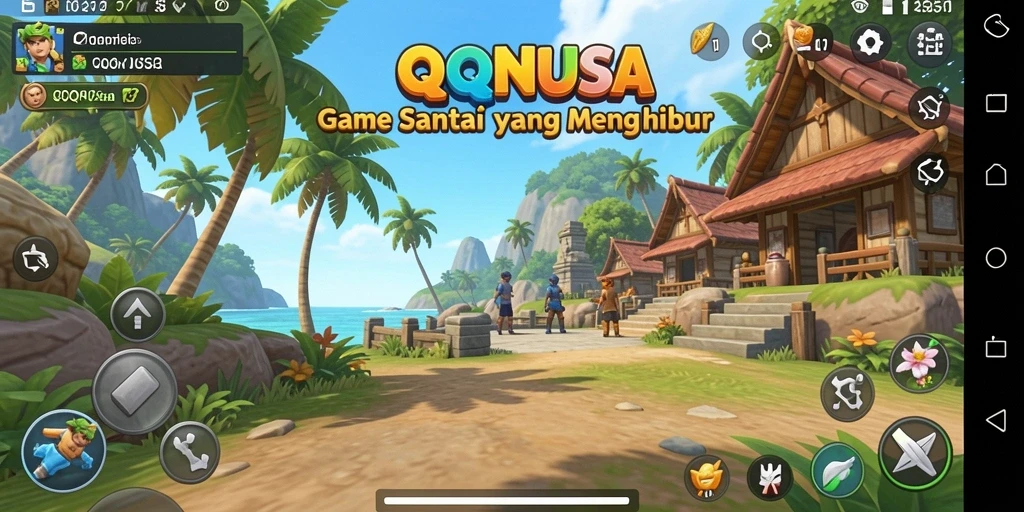 Tampilan gameplay QQNUSA yang seru dan menghibur.