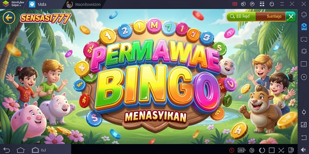 Tampilan gameplay Bingo yang menarik di SENSASI777.