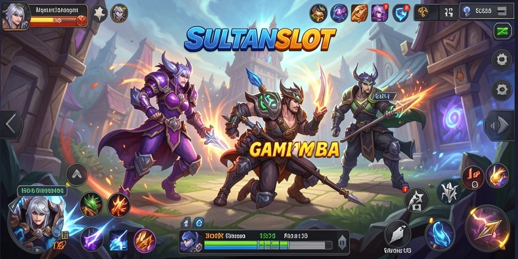 Gameplay MOBA yang seru dan penuh aksi di SULTANSLOT.